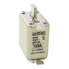 Запобіжник ножовий NH-00 125А gG 125А 660В АСКО-УКРЕМ