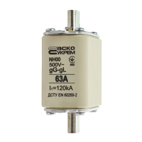 Предохранитель ножевой NH-00 63А gG 63А 660В АСКО-УКРЕМ