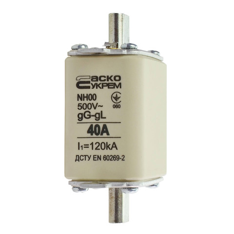 Предохранитель ножевой NH-00 40А gG 40А 660В АСКО-УКРЕМ