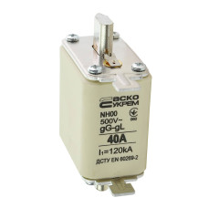 Запобіжник ножовий NH-00 40А gG 40А 660В АСКО-УКРЕМ