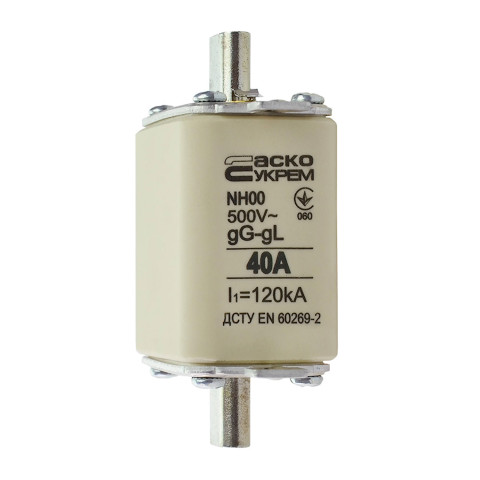 Предохранитель ножевой NH-00 40А gG 40А 660В АСКО-УКРЕМ