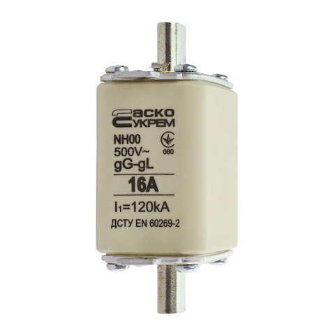 Предохранитель ножевой NH-00 16А gG 16А 660В АСКО-УКРЕМ