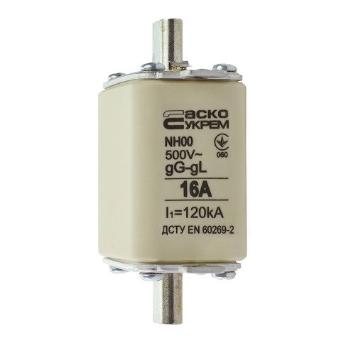 Предохранитель ножевой NH-00 16А gG 16А 660В АСКО-УКРЕМ