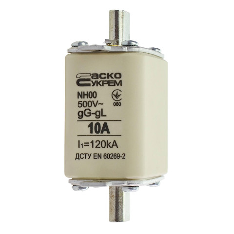 Предохранитель ножевой NH-00 10А gG 10А 660В АСКО-УКРЕМ