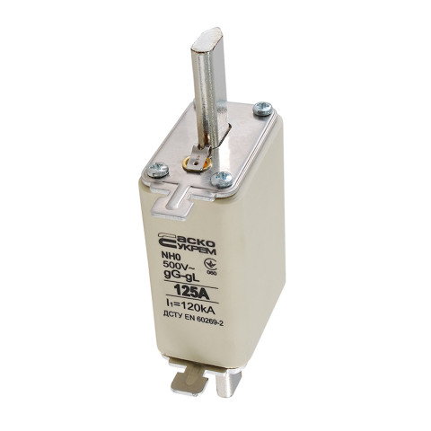 Предохранитель ножевой NH-0 125А gG 125А 660В АСКО-УКРЕМ