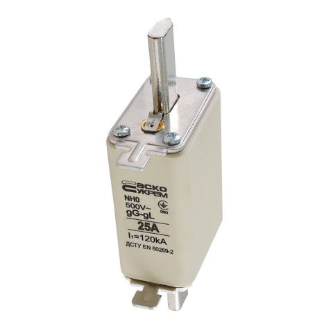 Предохранитель ножевой NH-0 25А gG 25А 660В АСКО-УКРЕМ