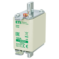 Предохранитель ножевой NH-00 aM 160А 690В KOMBI ETI