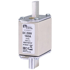 Предохранитель ножевой NH-00 DC 160А 250В DC з бойком ETI