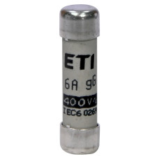 Предохранитель цилиндрический 8x32 gG 6А 400В ETI