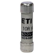 Предохранитель цилиндрический 8x32 gG 10А 400В ETI 2651006