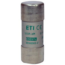 Предохранитель цилиндрический 22x58 aM 100А 500В ETI CH