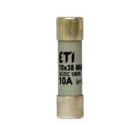 Запобіжник циліндричний 10x38 gR 4А 1000В ETI
