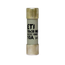 Предохранитель цилиндрический 10x38 gR 1А 1000В ETI