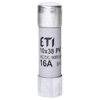Запобіжник для сонячних систем 10x38 gR-PV 16А 900В DC ETI