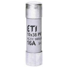 Предохранитель для солнечных систем 10x38 gR-PV 16А 900В DC ETI