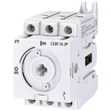 Выключатель нагрузки CLBS 16 3P (без рукоятки, 16А, 1-0) ETI
