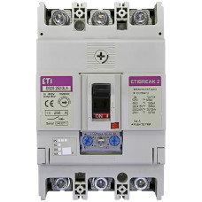 Автоматический выключатель силовой 3P 250А 16кА ETI ETIBREAK EB2S 250/3LA