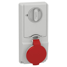 Розетка unika з блок. 16А 3p-n-e (82136) Schneider Electric