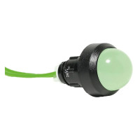 Лампа сигнальна LS LED 20 G 24 (20мм, 24В AC, зелена) ETI