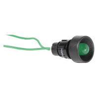 Лампа сигнальна LS LED 10 G 230 (10мм, 230В AC, зелена) ETI