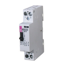 Контактор модульный 20А 1NO+1NC 24В AC ETI R-R 20-11 с ручным управлением