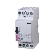 Контактор модульный 25А 3NO+1NC 24В AC/DC ETI RD-R 25-31 с ручным управлением