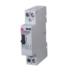 Контактор модульный 20А 1NO+1NC 230В AC/DC ETI RD-R 20-11 с ручным управлением