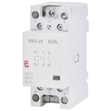 Контактор модульный 63А 2NO 230В AC ETI R 63-20