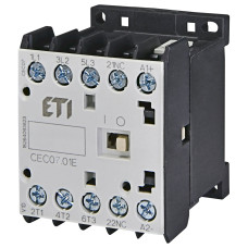 Контактор силовий 7А 24В DC ETI CEC 07.01