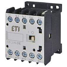 Контактор силовий 16А 24В DC ETI CEC 16.01