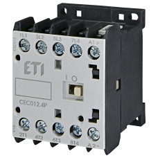 Контактор силовий 12А 4NO 24В DC ETI CEC 12.4P