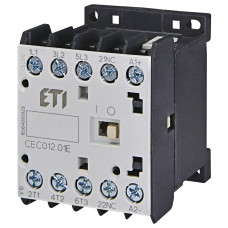 Контактор силовий 12А 24В DC ETI CEC 12.01