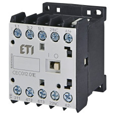 Контактор силовий 12А 110В AC ETI CEC 12.01