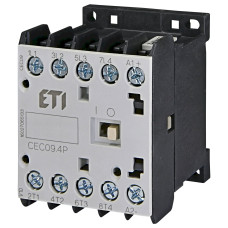 Контактор силовий 9А 4NO 24В DC ETI CEC 09.4P