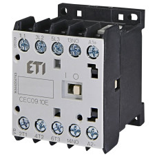 Контактор силовий 9А 24В AC ETI CEC 09.10