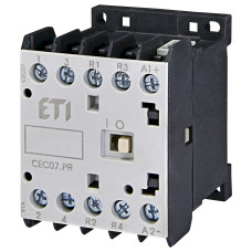 Контактор силовий 7А 2NO+2NC 24В DC ETI CEC 07.PR
