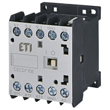 Контактор силовий 7А 24В AC ETI CEC 07.10