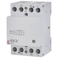 Контактор модульний 63А 2NO+2NC 230В AC/DC ETI RD 63-22