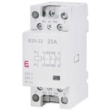 Контактор модульный 25А 2NO+2NC 230В AC ETI R 25-22