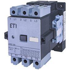 Контактор силовий 105А 230В AC ETI CES 105.22