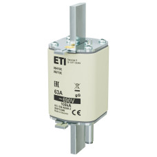 Предохранитель ножевой NH-1 K gG 63А 690В з бойком ETI