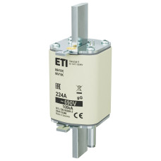 Предохранитель ножевой NH-1 K gG 224А 690В з бойком ETI