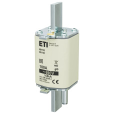 Предохранитель ножевой NH-1 K gG 100А 690В з бойком ETI