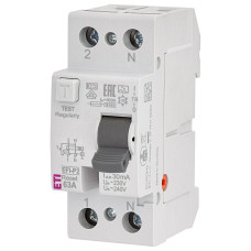 УЗО 2P 63А 30мА тип A ETI EFI-P2 2061463