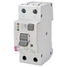 Дифавтомат 1P+N 6А B 30мА тип A ETI KZS-2M2p