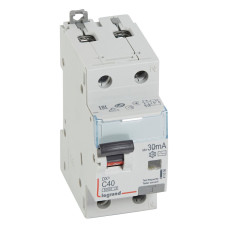 Дифавтомат 1P+N 40А C 30мА тип AC Legrand DX³