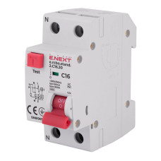 Дифавтомат 1P+N 16А C 30мА тип AC E.NEXT
