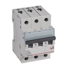 Автоматичний вимикач 3P 40А C 6кА Legrand TX³
