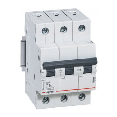 Автоматический выключатель 3P 16А C 4,5кА Legrand RX³