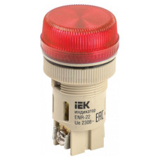 Лампа ENR-22 сигнальная d22мм красная неон/240В IEK